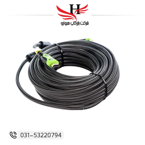 کابل تصویر مای گروپ HDMI MY GROUP 20M - نمای محصول با لوگوی My Group